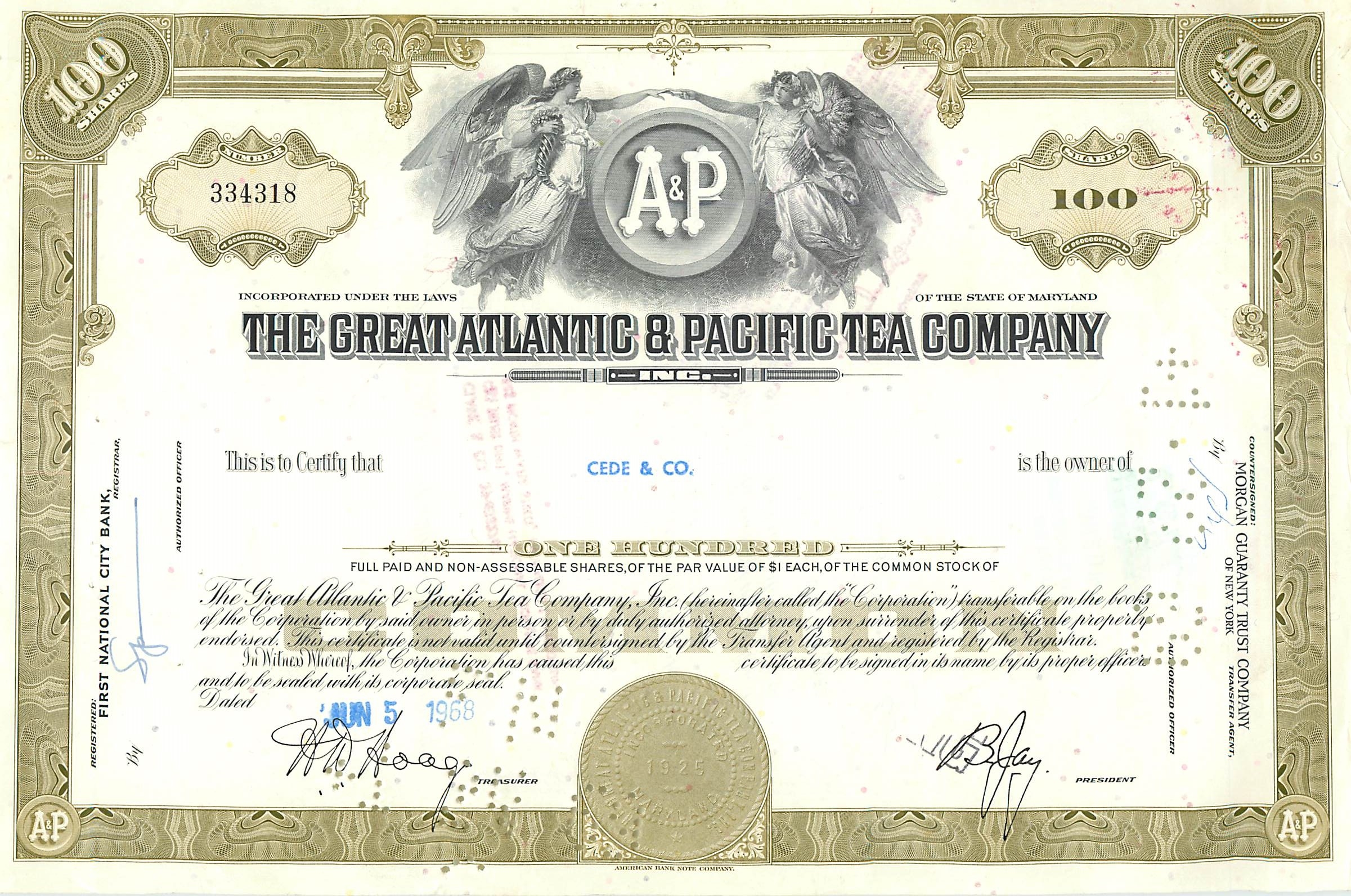 Coupon Share Action The Great Atlantic & Pacific Tea Company Ange Angel Femme