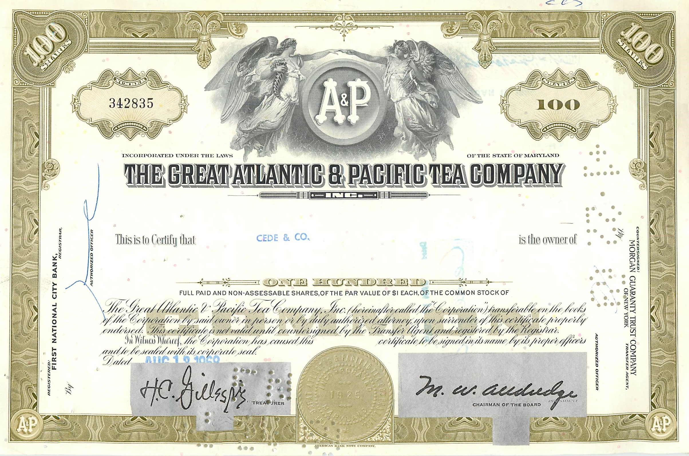 Coupon Share Action The Great Atlantic & Pacific Tea Company Ange Angel Femme
