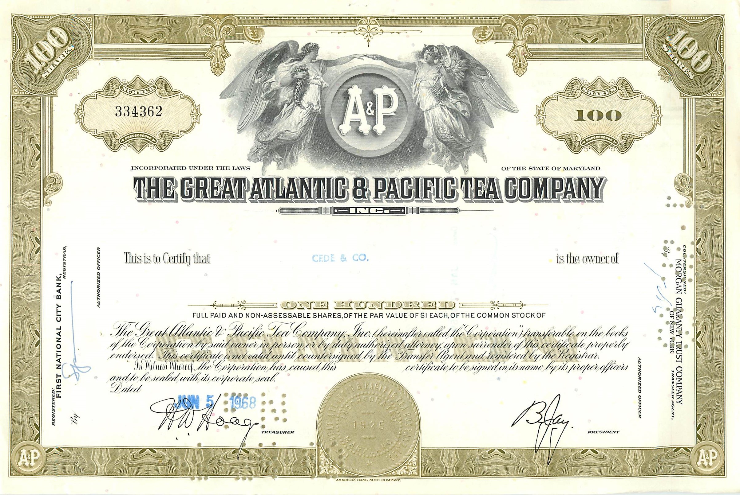 Coupon Share Action The Great Atlantic & Pacific Tea Company Ange Angel Femme