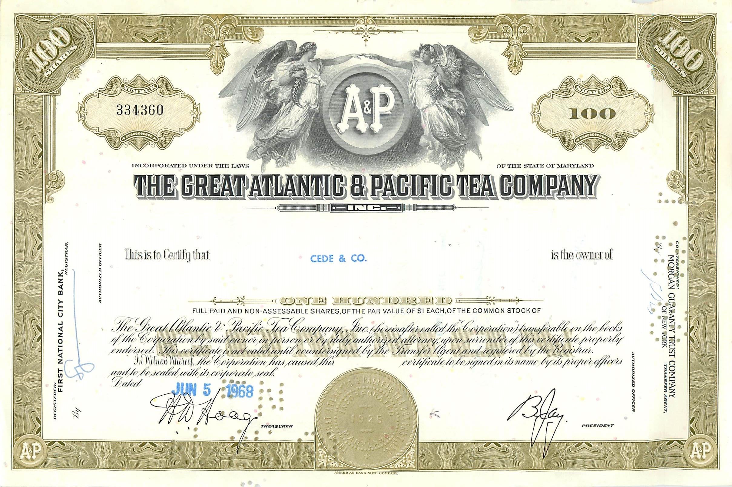 Coupon Share Action The Great Atlantic & Pacific Tea Company Ange Angel Femme