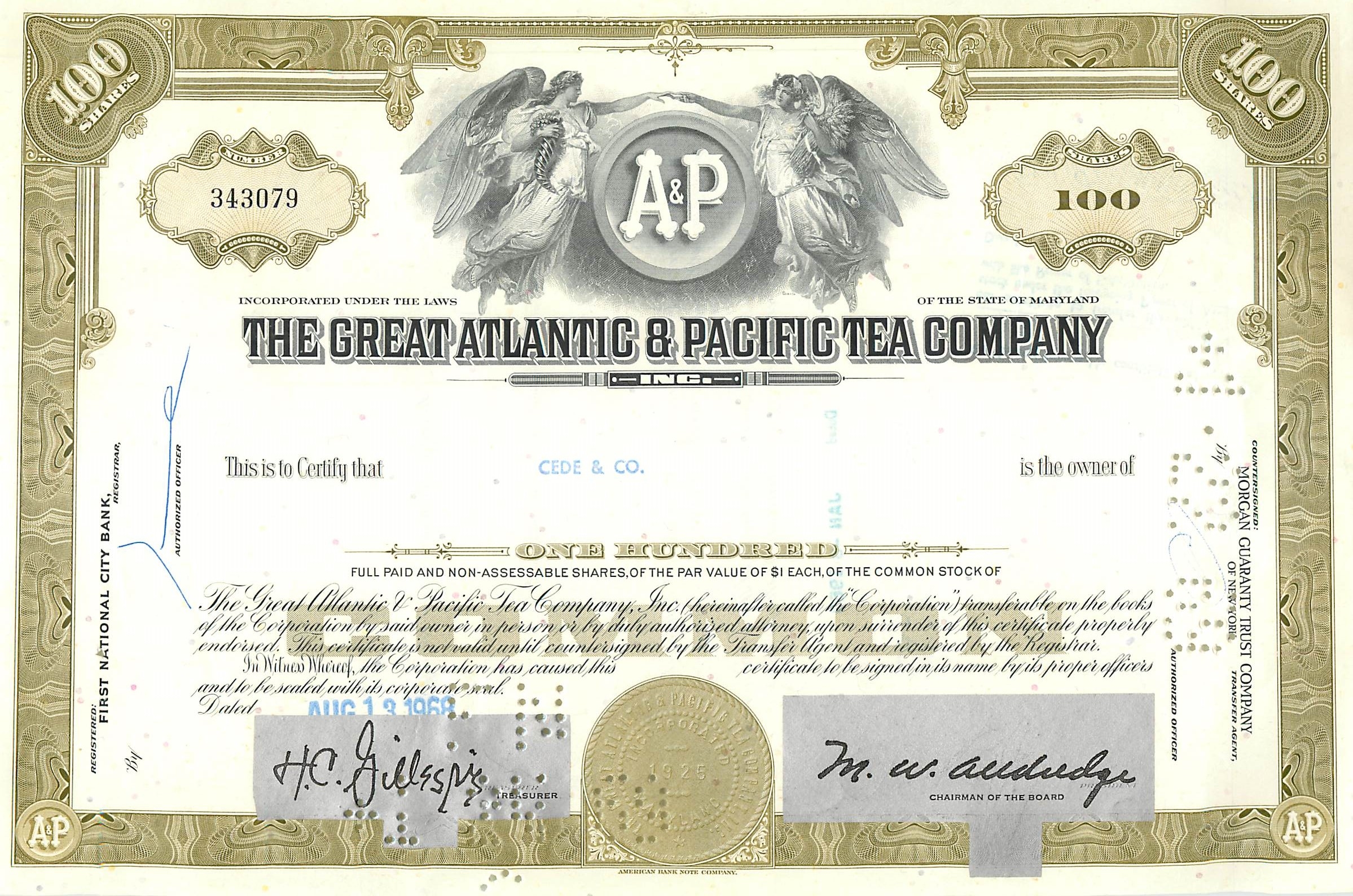 Coupon Share Action The Great Atlantic & Pacific Tea Company Ange Angel Femme