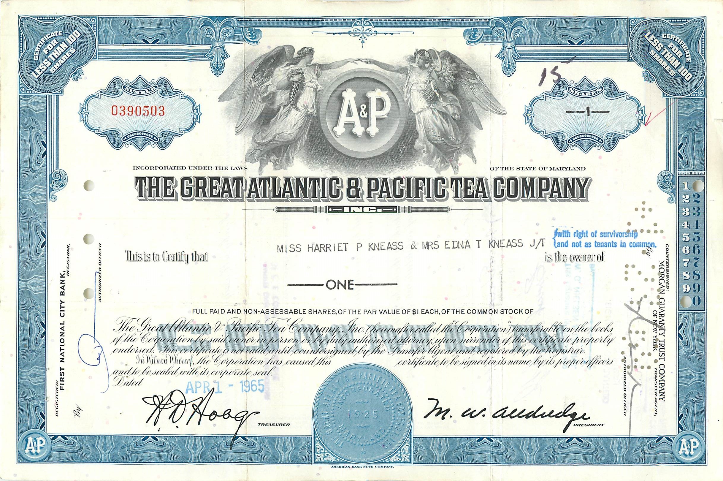 Coupon Share Action The Great Atlantic & Pacific Tea Company Ange Angel Femme