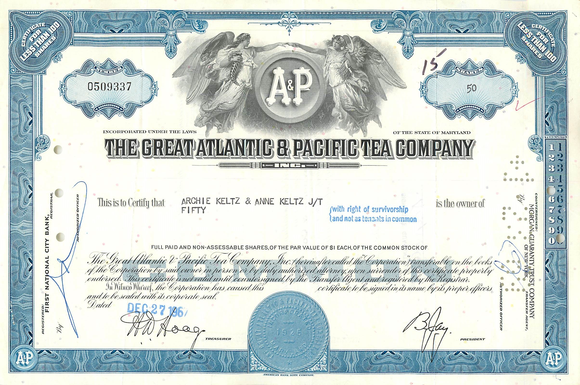 Coupon Share Action The Great Atlantic & Pacific Tea Company Ange Angel Femme