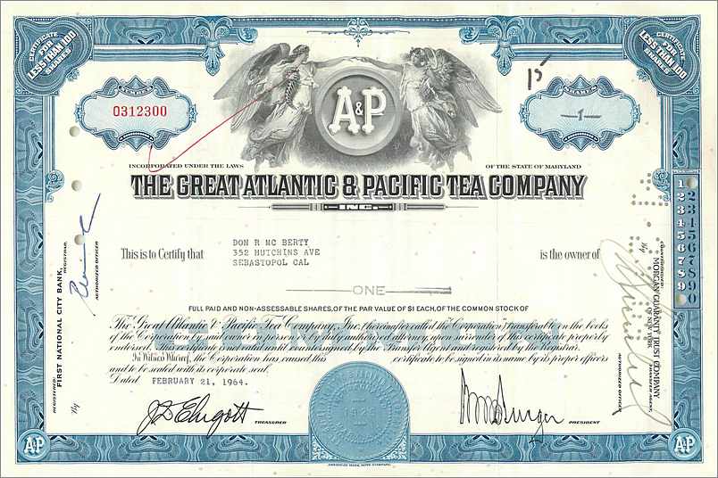 Coupon Share Action The Great Atlantic & Pacific Tea Company Ange Angel Femme