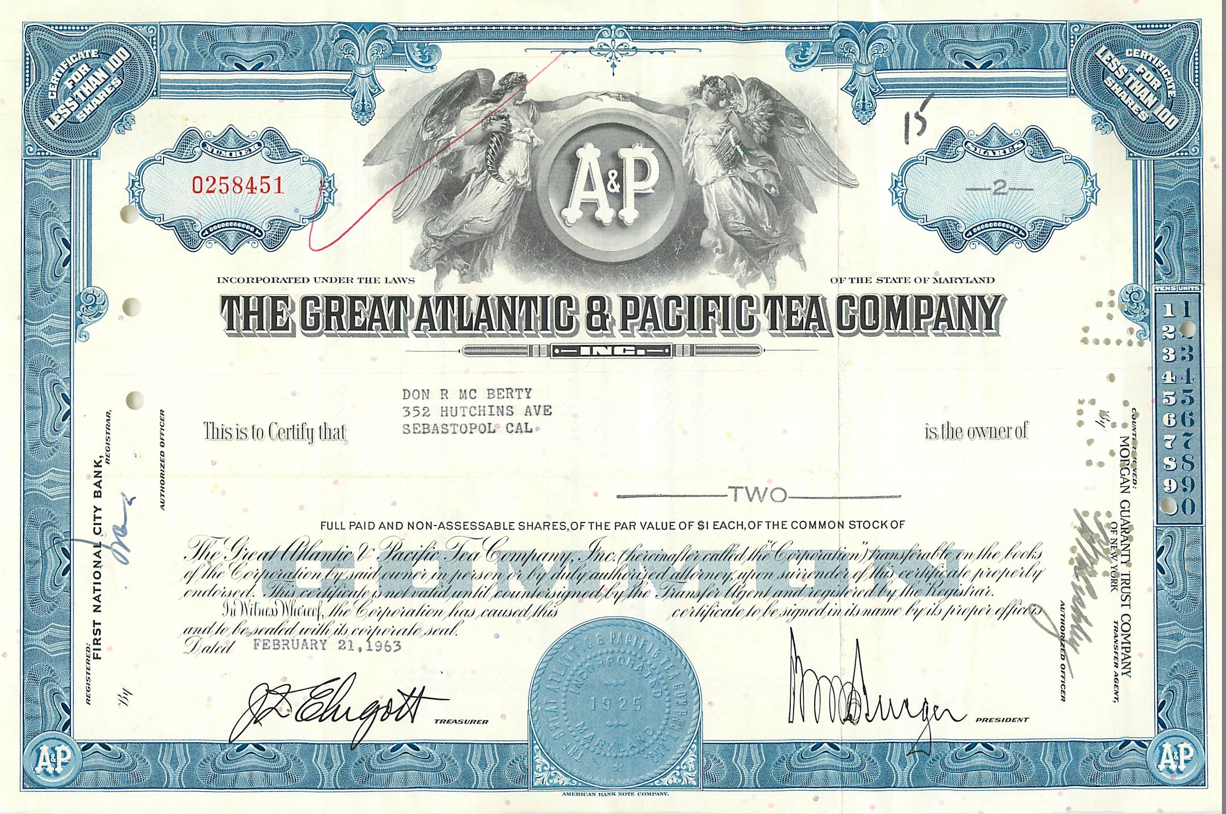 Coupon Share Action The Great Atlantic & Pacific Tea Company Ange Angel Femme