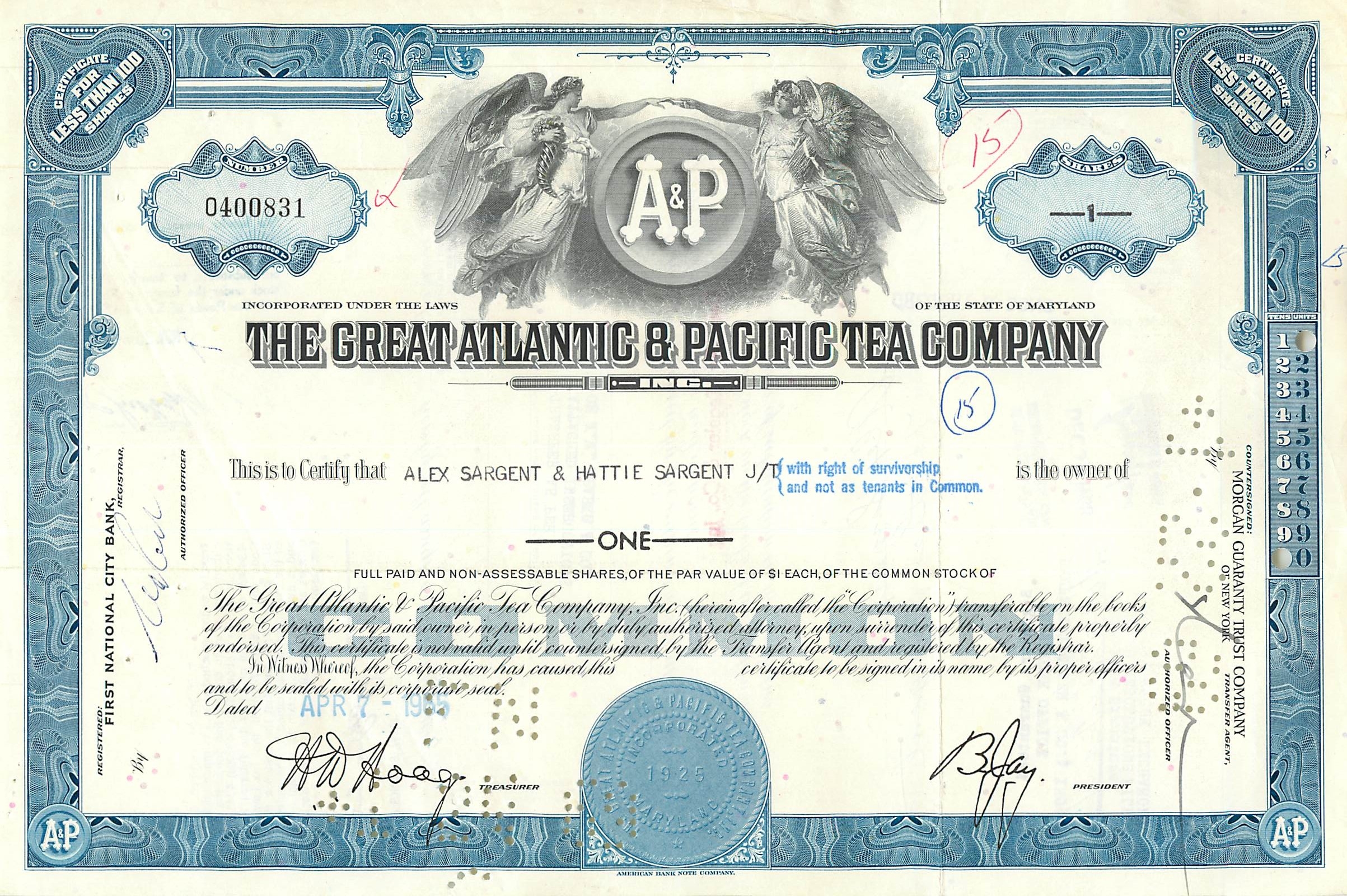 Coupon Share Action The Great Atlantic & Pacific Tea Company Ange Angel Femme