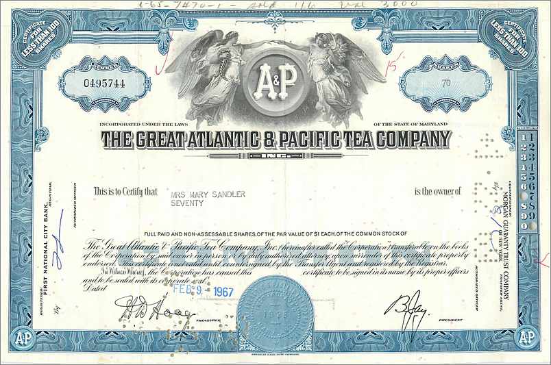 Coupon Share Action The Great Atlantic & Pacific Tea Company Ange Angel Femme