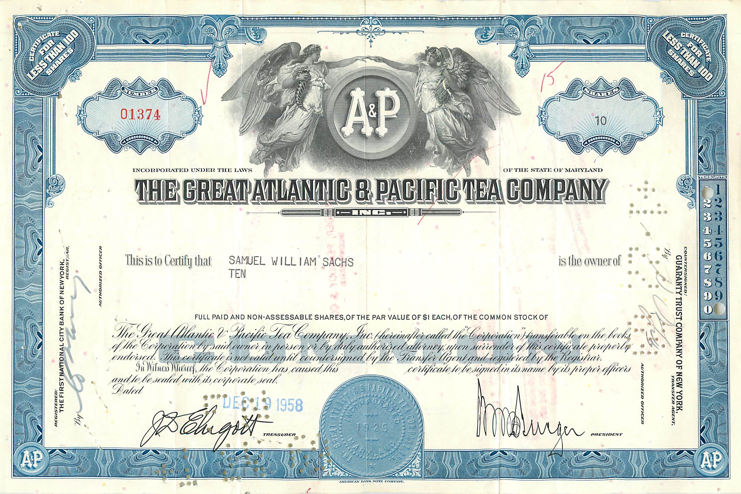 Coupon Share Action The Great Atlantic & Pacific Tea Company Ange Angel Femme