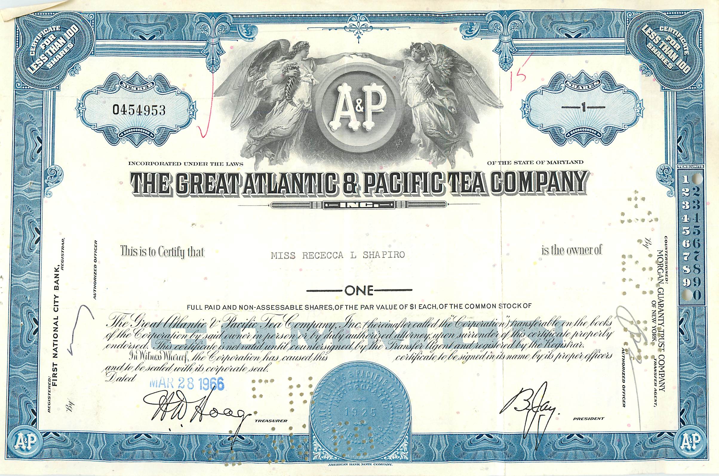 Coupon Share Action The Great Atlantic & Pacific Tea Company Ange Angel Femme