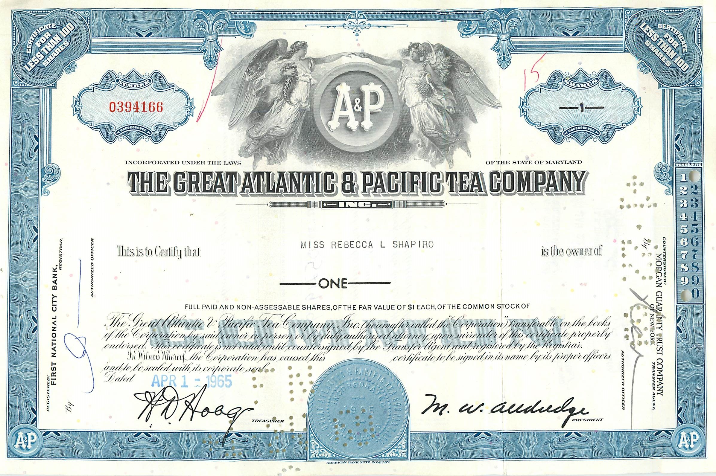 Coupon Share Action The Great Atlantic & Pacific Tea Company Ange Angel Femme