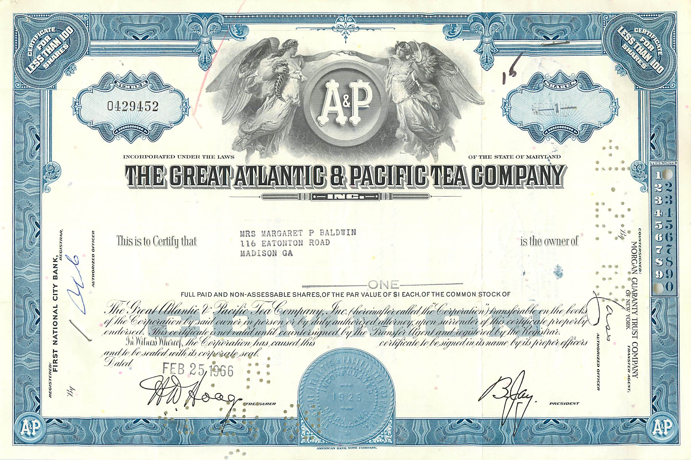 Coupon Share Action The Great Atlantic & Pacific Tea Company Ange Angel Femme