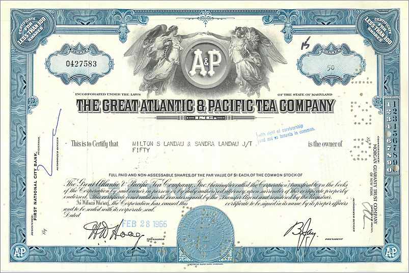 Coupon Share Action The Great Atlantic & Pacific Tea Company Ange Angel Femme