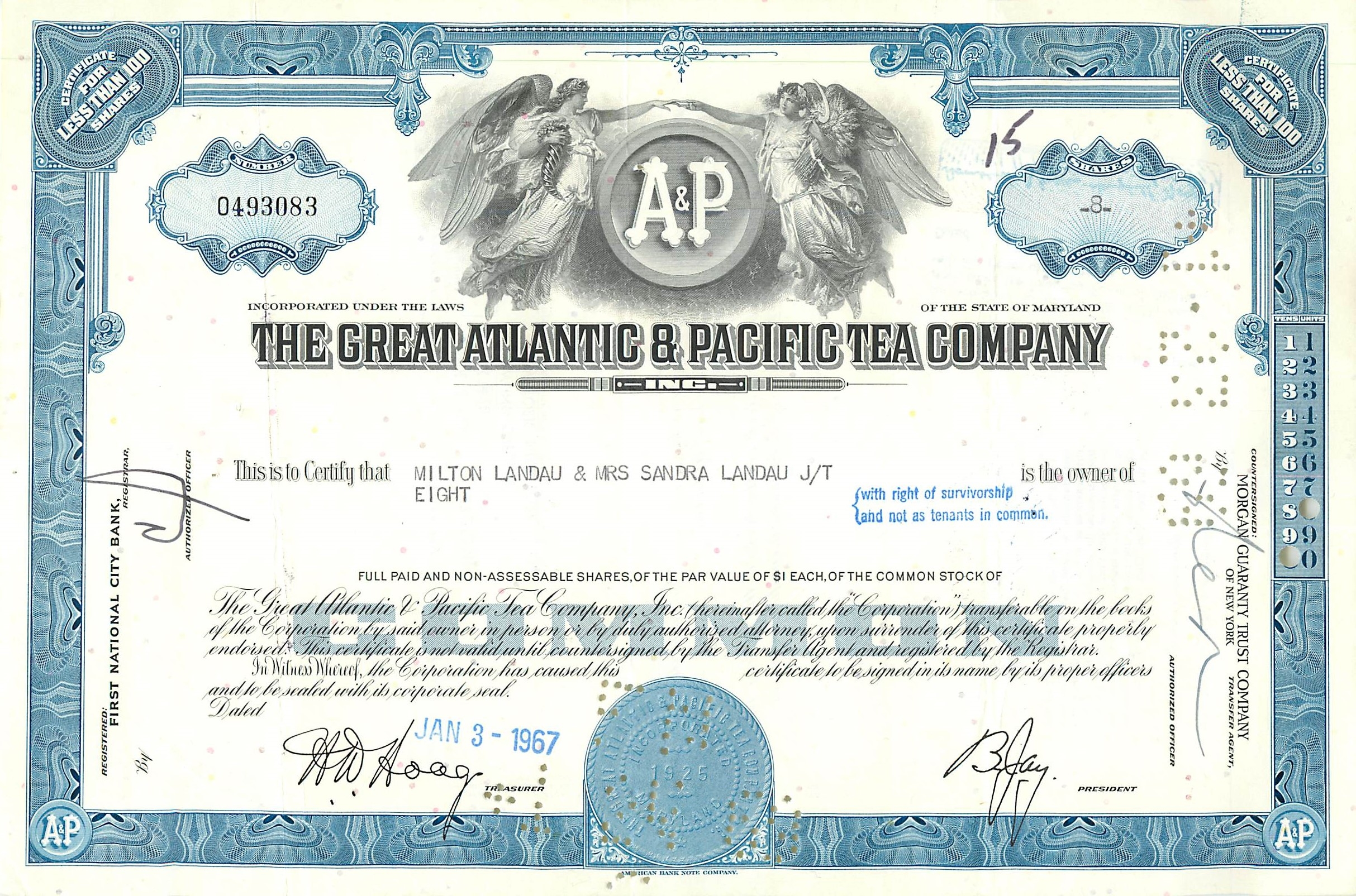 Coupon Share Action The Great Atlantic & Pacific Tea Company Ange Angel Femme