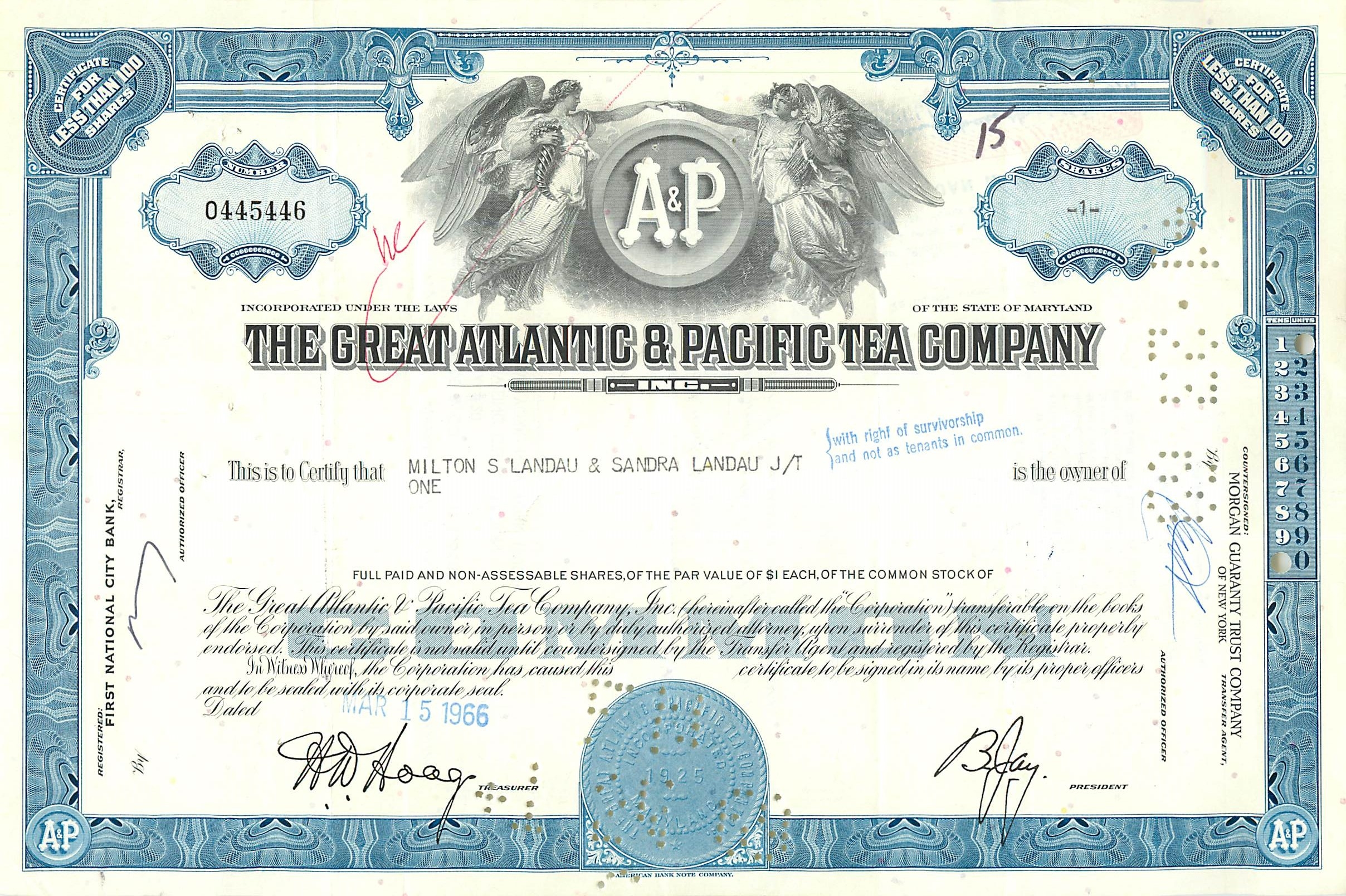 Coupon Share Action The Great Atlantic & Pacific Tea Company Ange Angel Femme