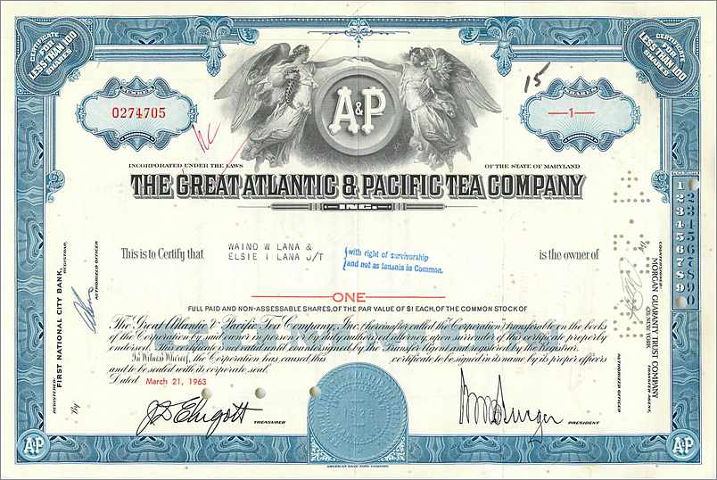 Coupon Share Action The Great Atlantic & Pacific Tea Company Ange Angel Femme