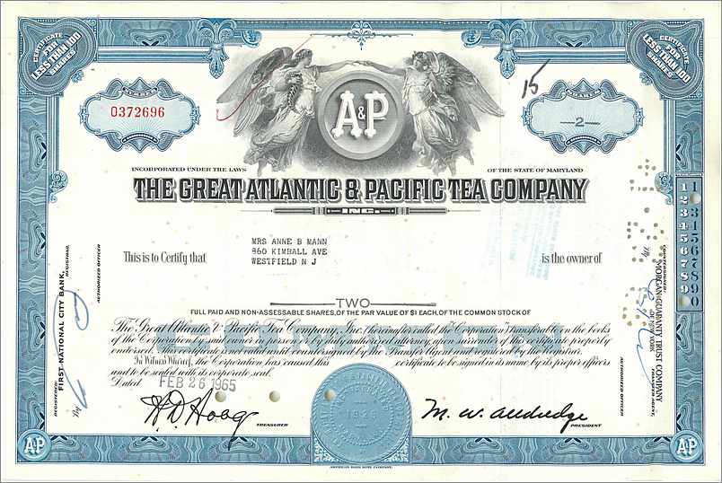 Coupon Share Action The Great Atlantic & Pacific Tea Company Ange Angel Femme