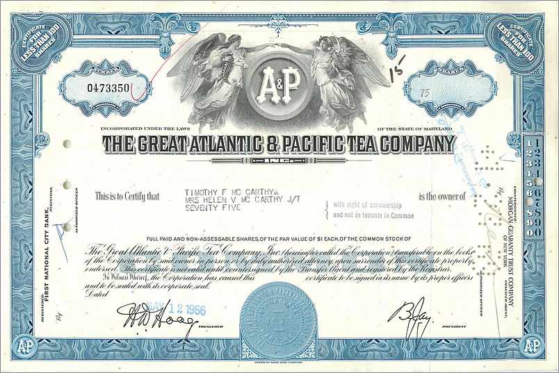 Coupon Share Action The Great Atlantic & Pacific Tea Company Ange Angel Femme