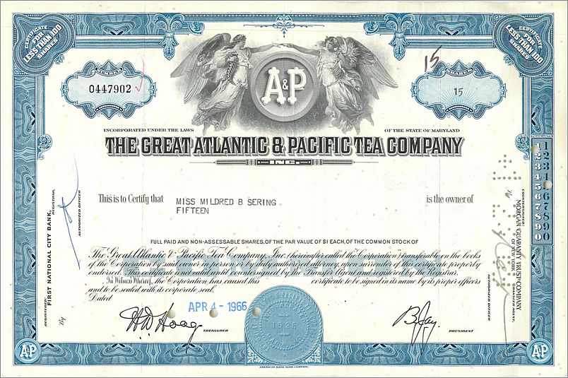 Coupon Share Action The Great Atlantic & Pacific Tea Company Ange Angel Femme
