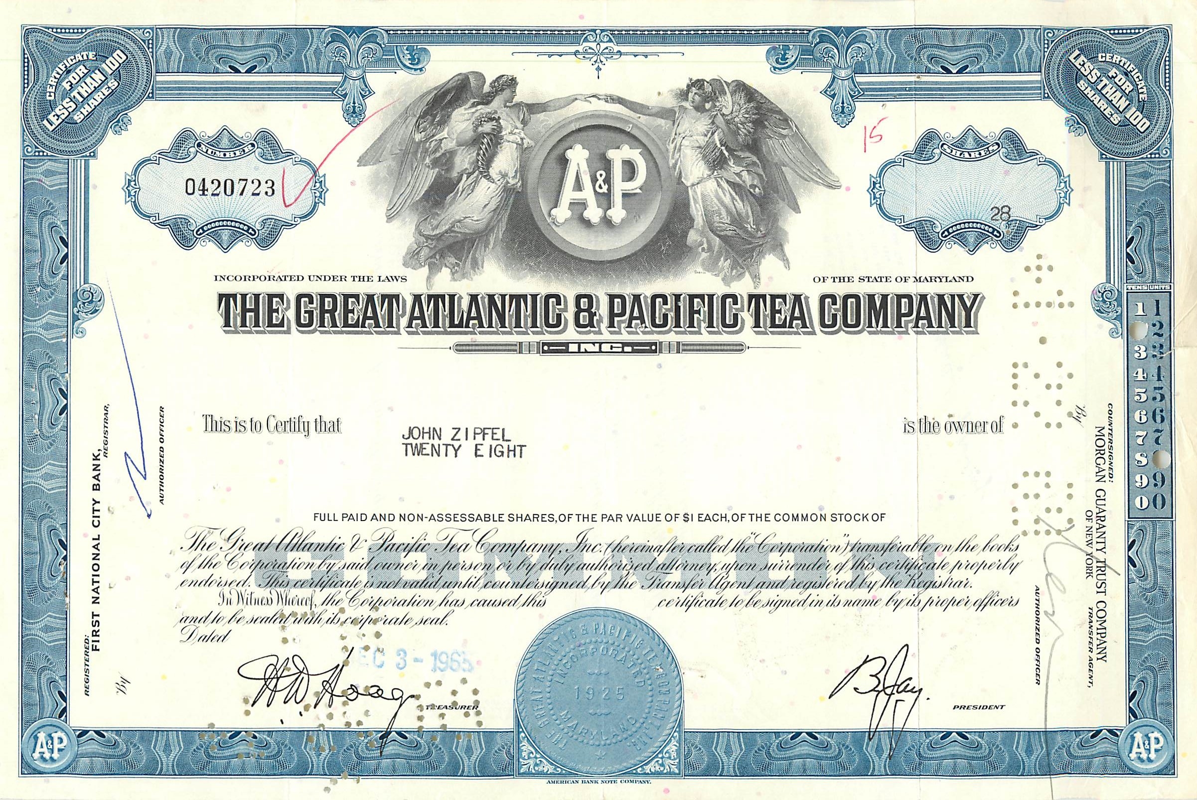 Coupon Share Action The Great Atlantic & Pacific Tea Company Ange Angel Femme