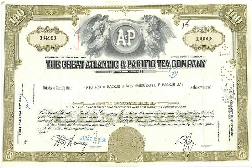Coupon Share Action The Great Atlantic & Pacific Tea Company Ange Angel Femme