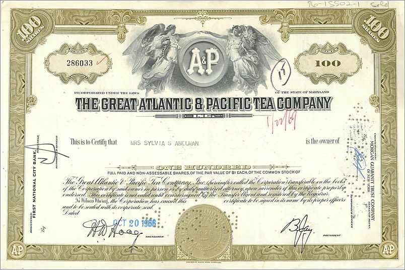 Coupon Share Action The Great Atlantic & Pacific Tea Company Ange Angel Femme