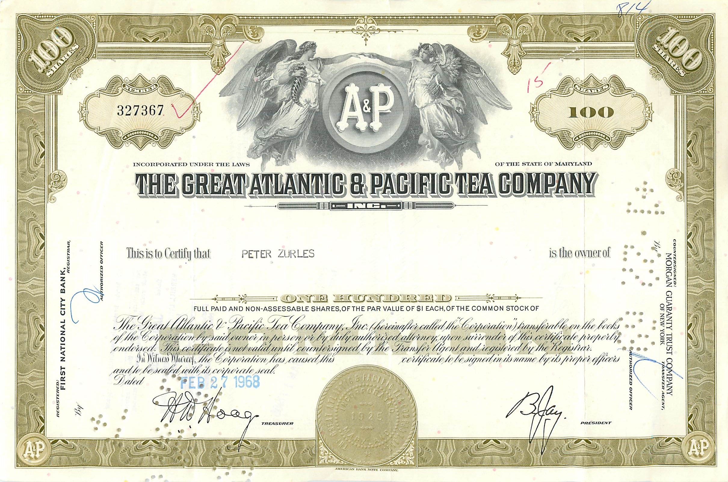 Coupon Share Action The Great Atlantic & Pacific Tea Company Ange Angel Femme