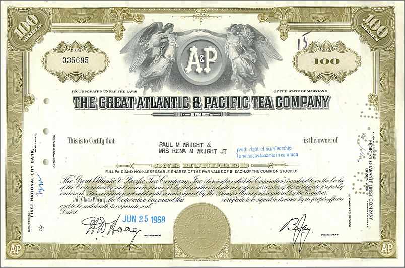 Coupon Share Action The Great Atlantic & Pacific Tea Company Ange Angel Femme
