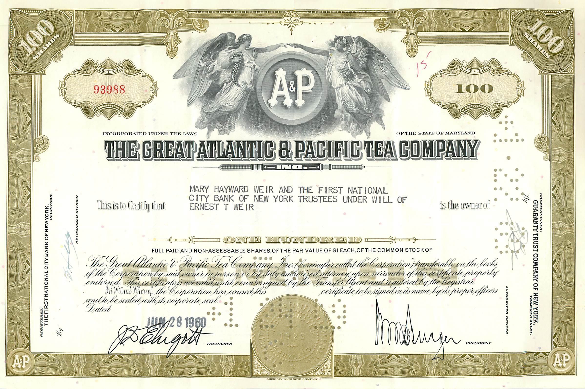Coupon Share Action The Great Atlantic & Pacific Tea Company Ange Angel Femme