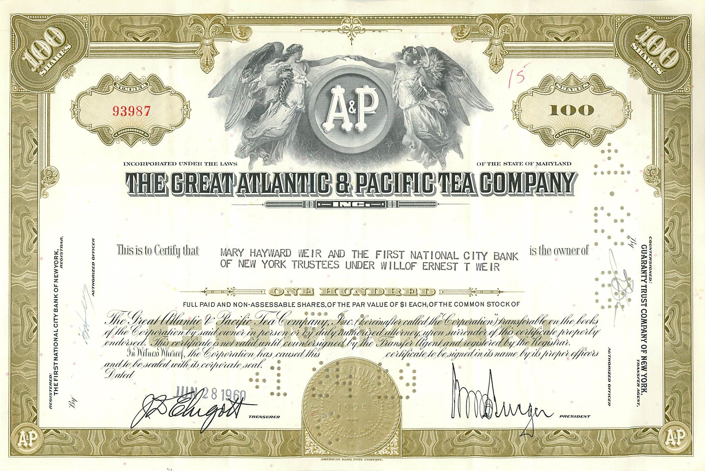Coupon Share Action The Great Atlantic & Pacific Tea Company Ange Angel Femme