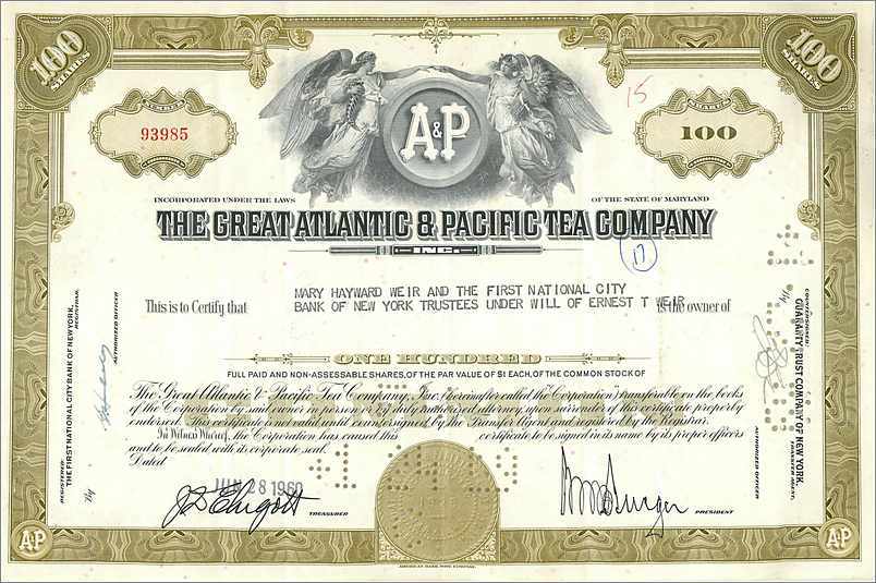 Coupon Share Action The Great Atlantic & Pacific Tea Company Ange Angel Femme