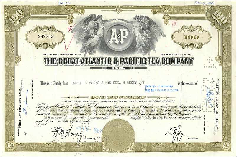Coupon Share Action The Great Atlantic & Pacific Tea Company Ange Angel Femme