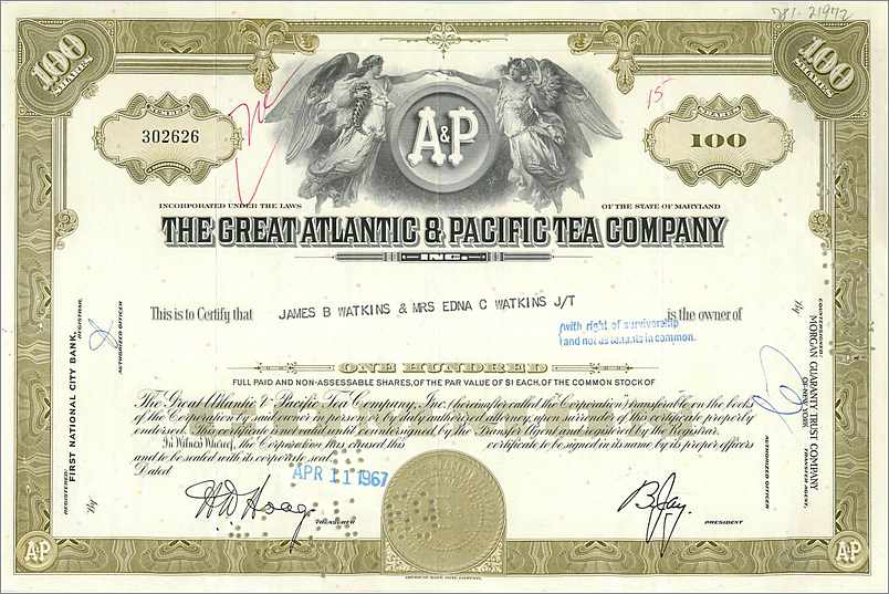 Coupon Share Action The Great Atlantic & Pacific Tea Company Ange Angel Femme