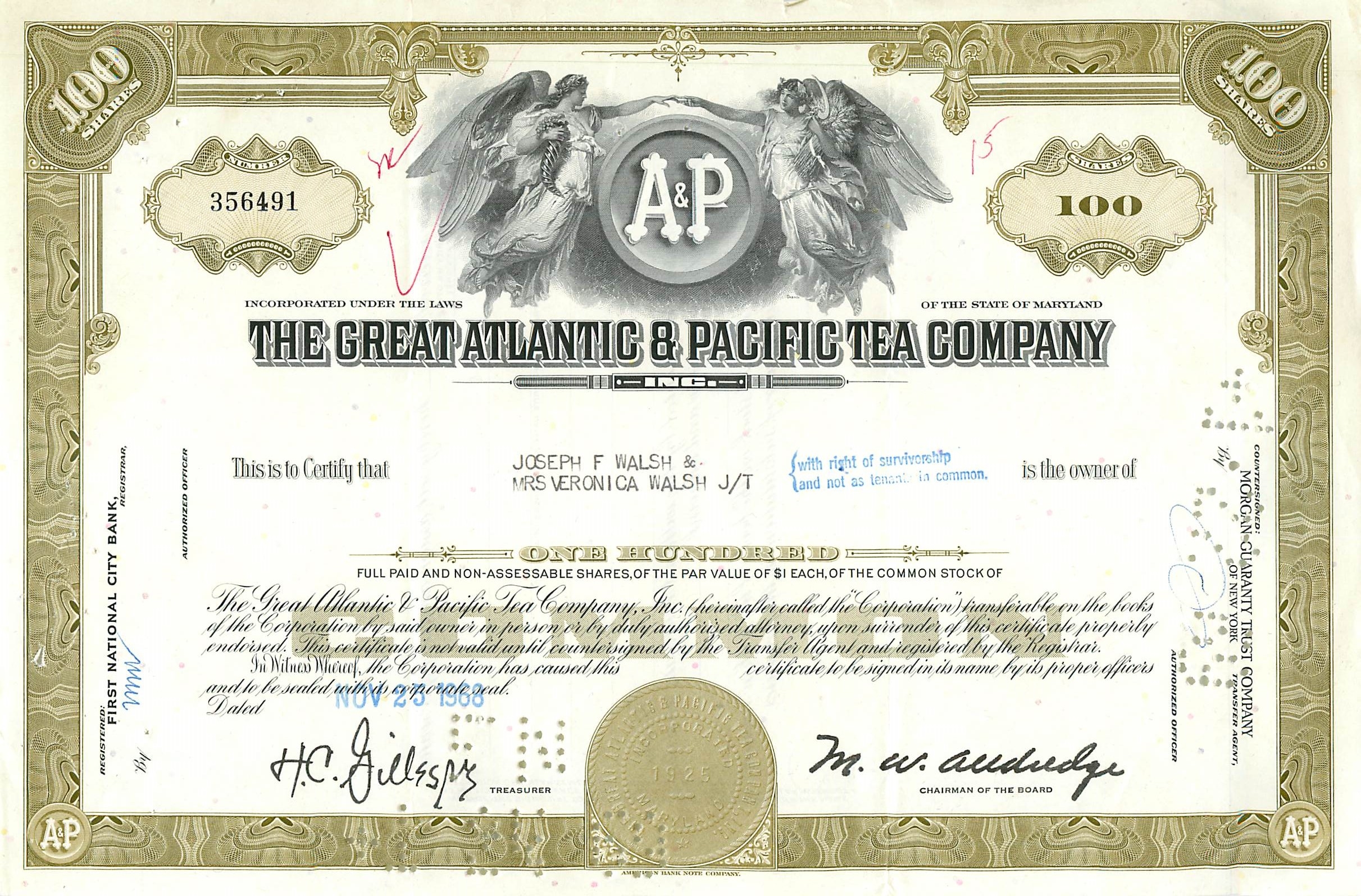 Coupon Share Action The Great Atlantic & Pacific Tea Company Ange Angel Femme