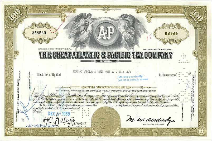 Coupon Share Action The Great Atlantic & Pacific Tea Company Ange Angel Femme