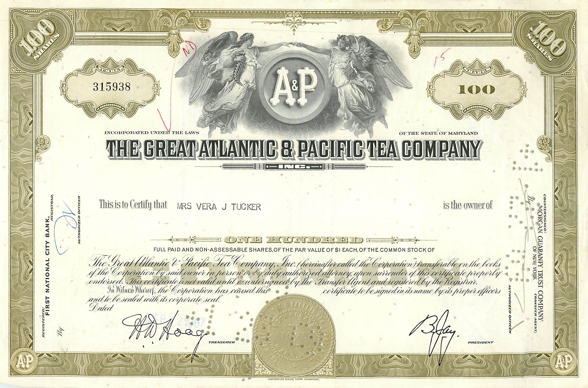 Coupon Share Action The Great Atlantic & Pacific Tea Company Ange Angel Femme