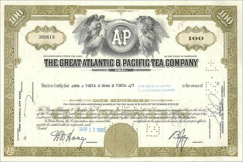 Coupon Share Action The Great Atlantic & Pacific Tea Company Ange Angel Femme