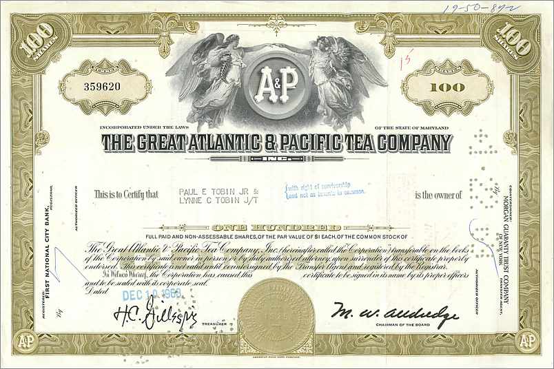 Coupon Share Action The Great Atlantic & Pacific Tea Company Ange Angel Femme