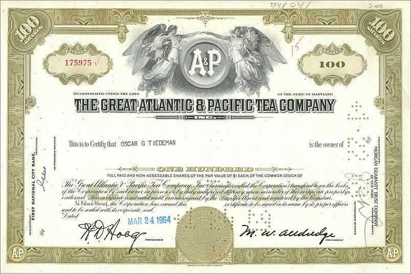 Coupon Share Action The Great Atlantic & Pacific Tea Company Ange Angel Femme