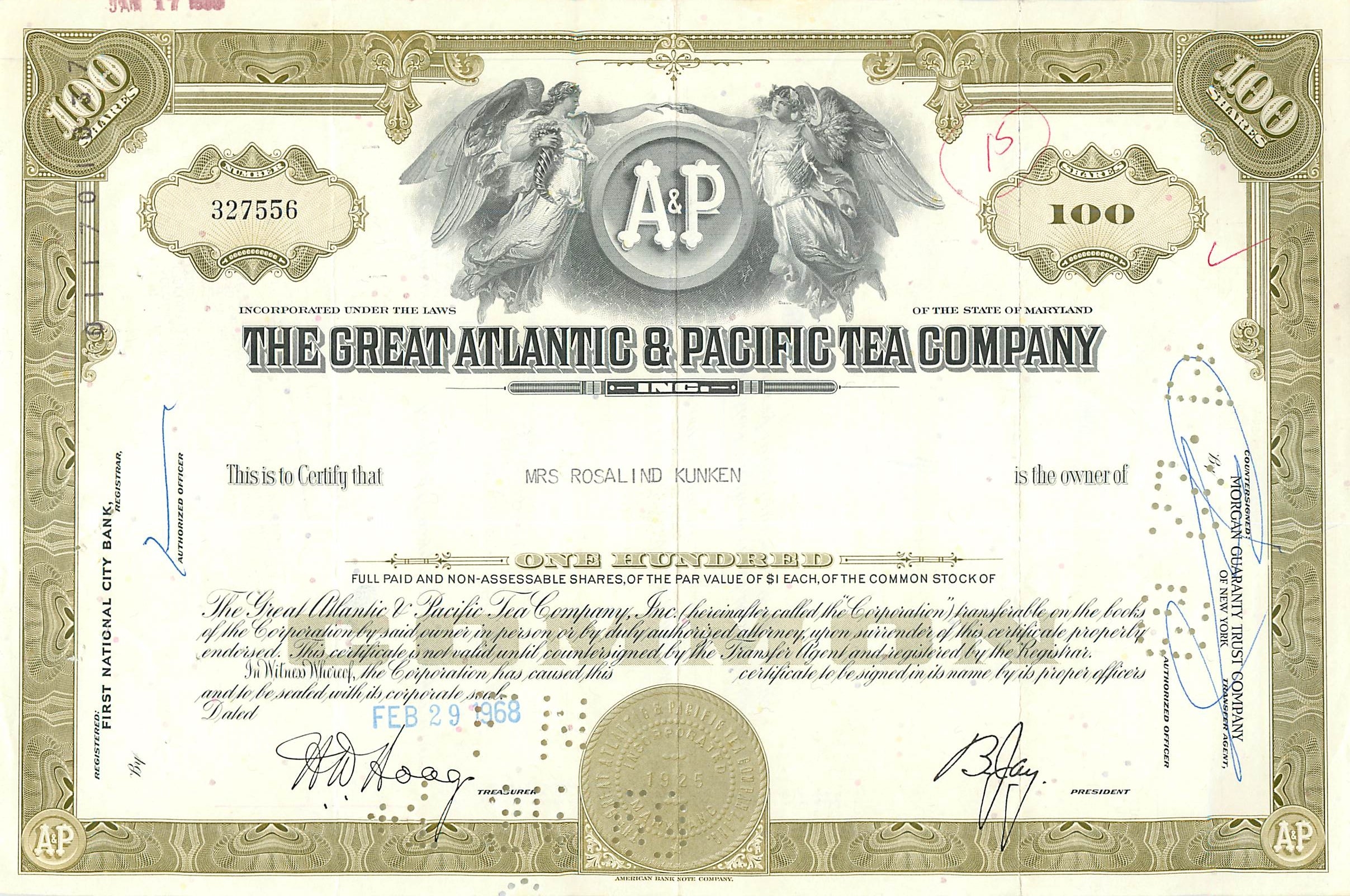 Coupon Share Action The Great Atlantic & Pacific Tea Company Ange Angel Femme