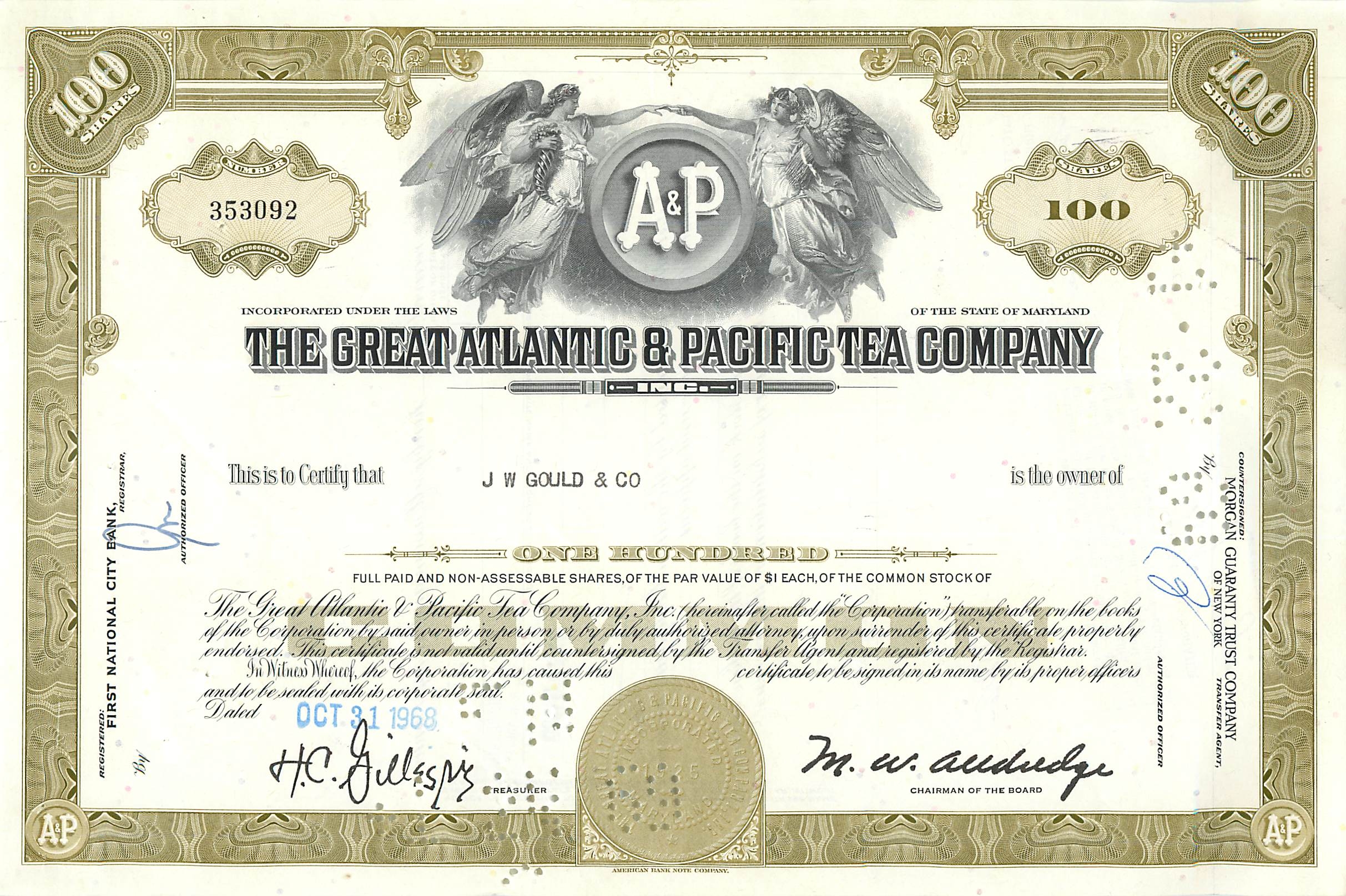 Coupon Share Action The Great Atlantic & Pacific Tea Company Ange Angel Femme