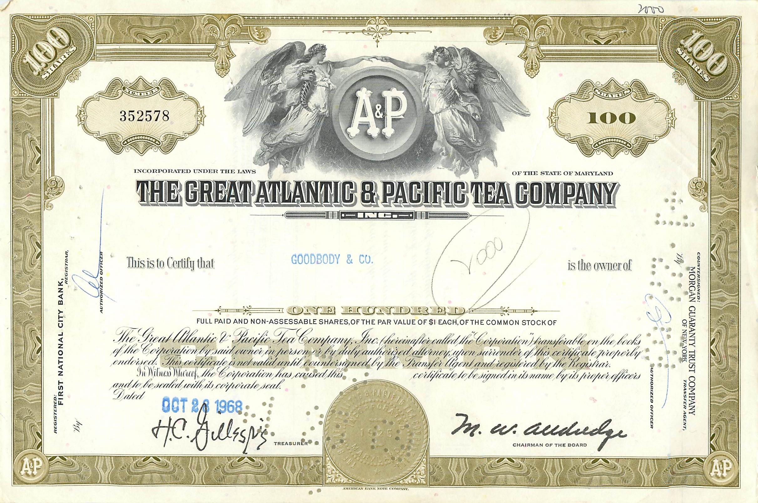 Coupon Share Action The Great Atlantic & Pacific Tea Company Ange Angel Femme
