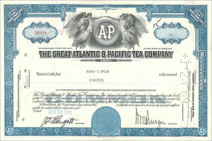 Coupon Share Action The Great Atlantic & Pacific Tea Company Ange Angel Femme