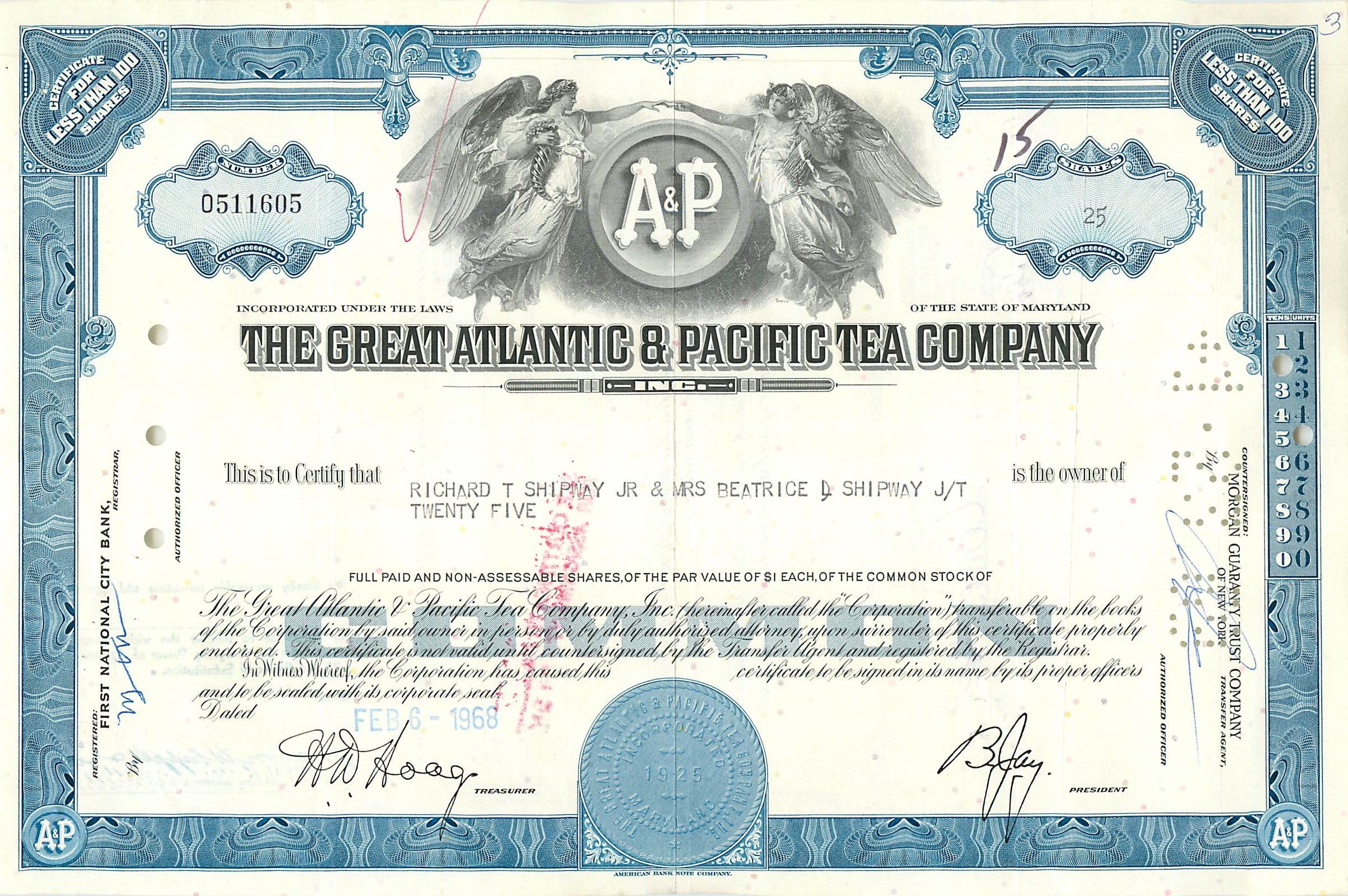 Coupon Share Action The Great Atlantic & Pacific Tea Company Ange Angel Femme
