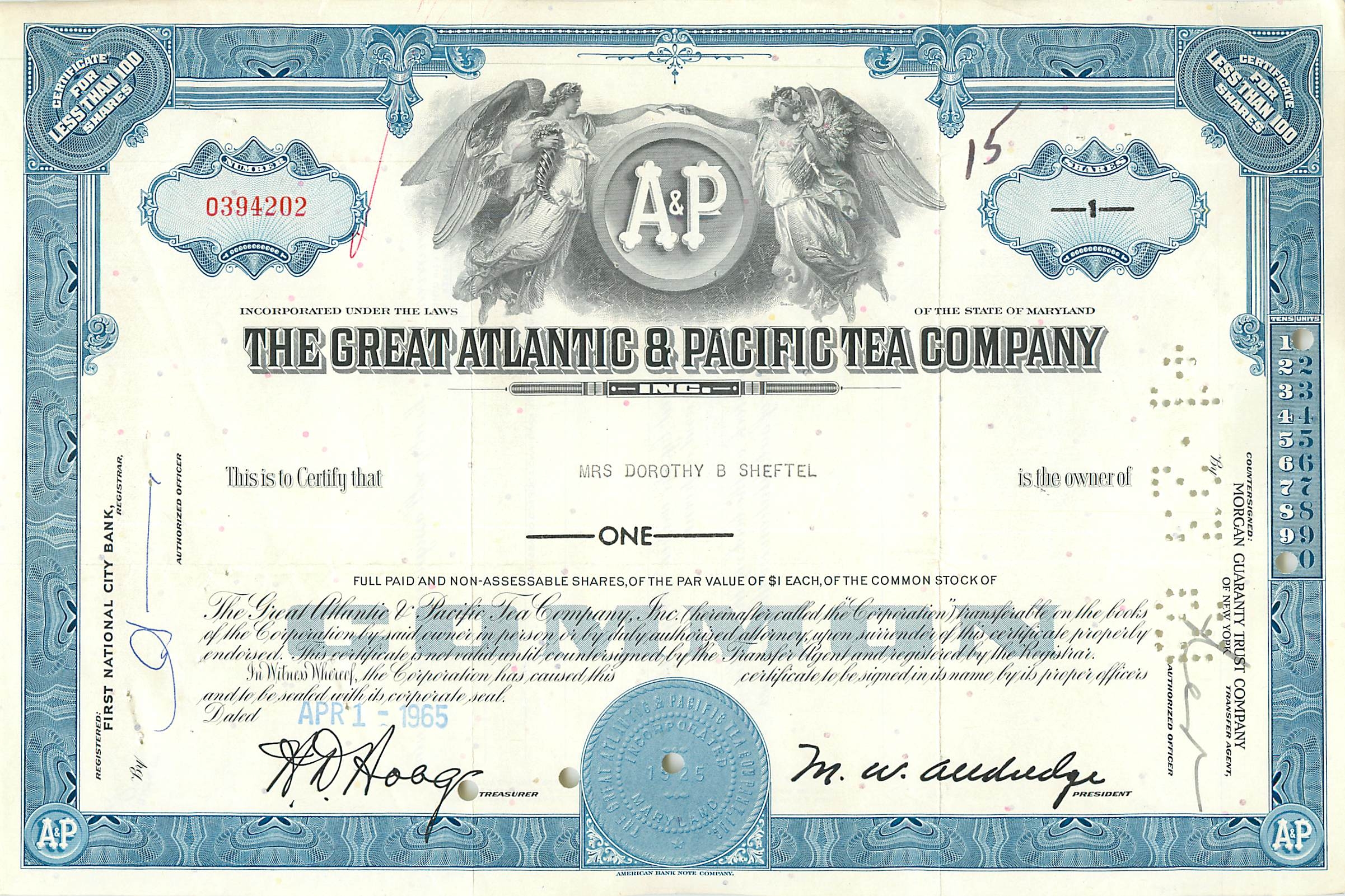 Coupon Share Action The Great Atlantic & Pacific Tea Company Ange Angel Femme