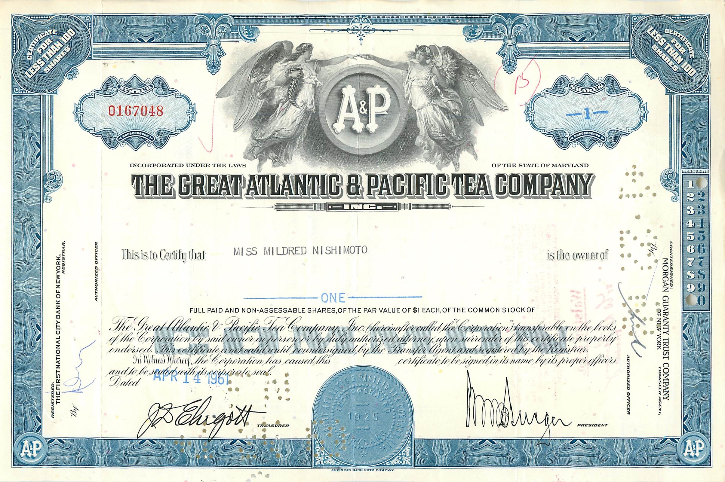 Coupon Share Action The Great Atlantic & Pacific Tea Company Ange Angel Femme