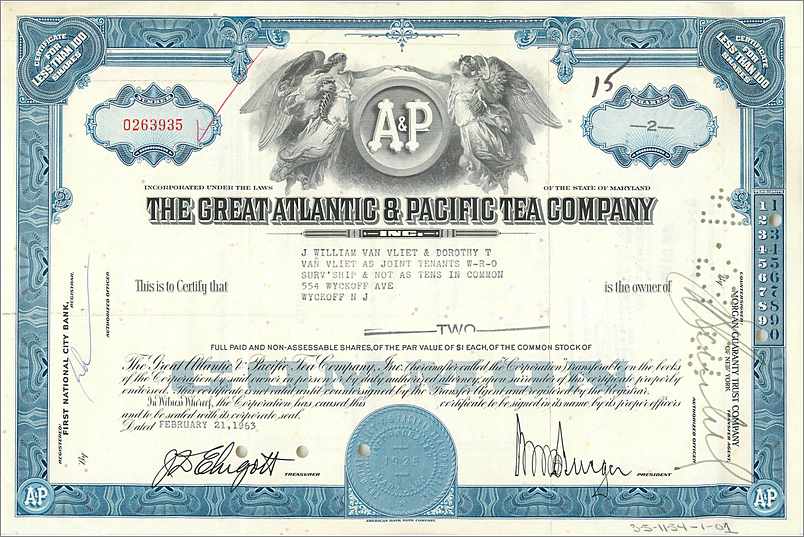 Coupon Share Action The Great Atlantic & Pacific Tea Company Ange Angel Femme