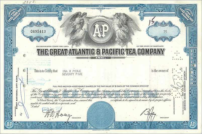 Coupon Share Action The Great Atlantic & Pacific Tea Company Ange Angel Femme