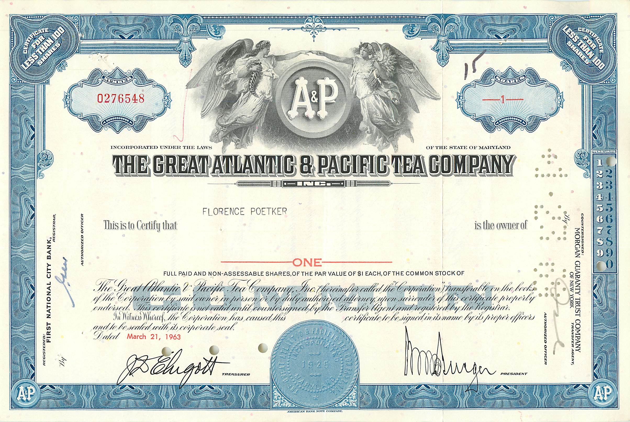 Coupon Share Action The Great Atlantic & Pacific Tea Company Ange Angel Femme