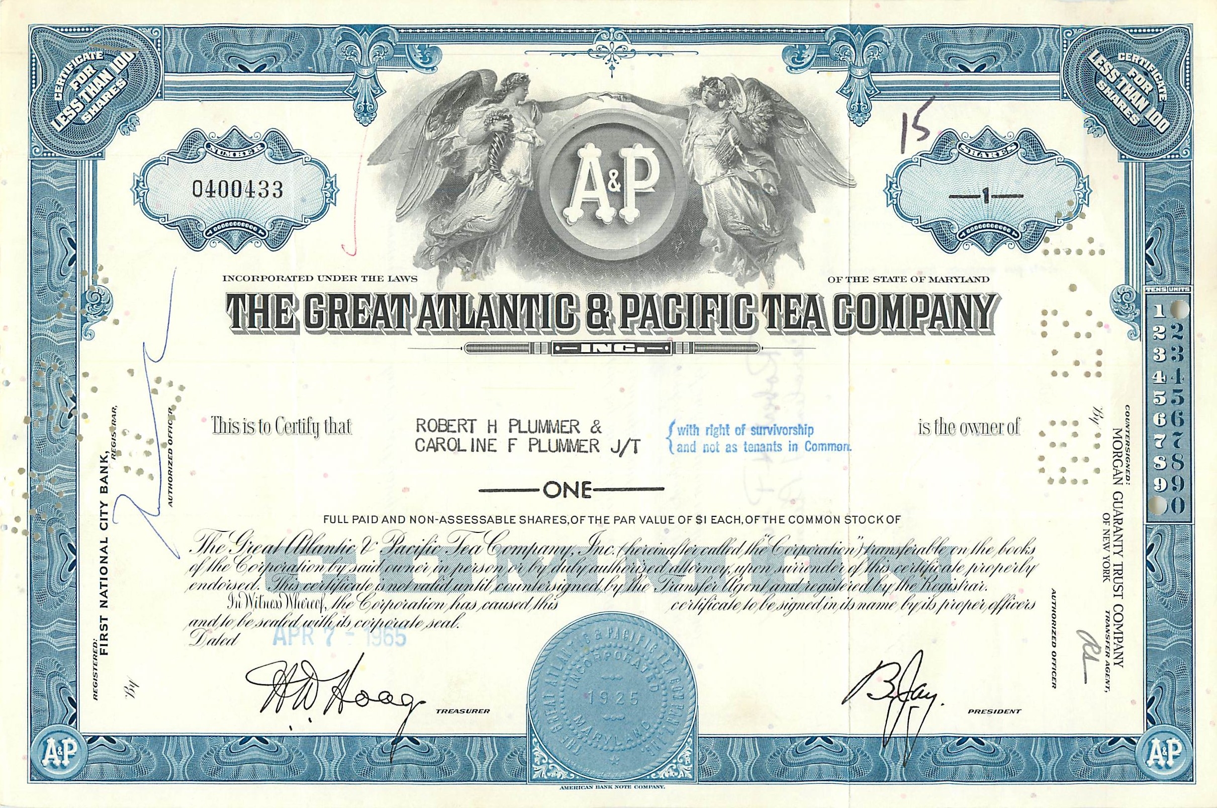 Coupon Share Action The Great Atlantic & Pacific Tea Company Ange Angel Femme