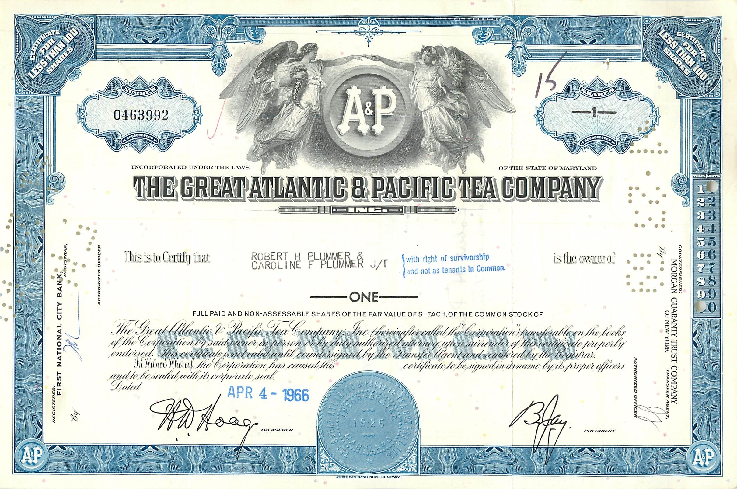 Coupon Share Action The Great Atlantic & Pacific Tea Company Ange Angel Femme
